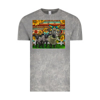 Cloud Rock Western Cute Hampshire Sheep Family Vintage Tee - LillyAllenDesigns