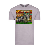 Vintage Zinc Western Cute Hampshire Sheep Family Vintage Tee - LillyAllenDesigns