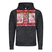 Vintage Black easter pink camouflage egg hunter  bunny Vintage Hoodie - BarkalooDesign