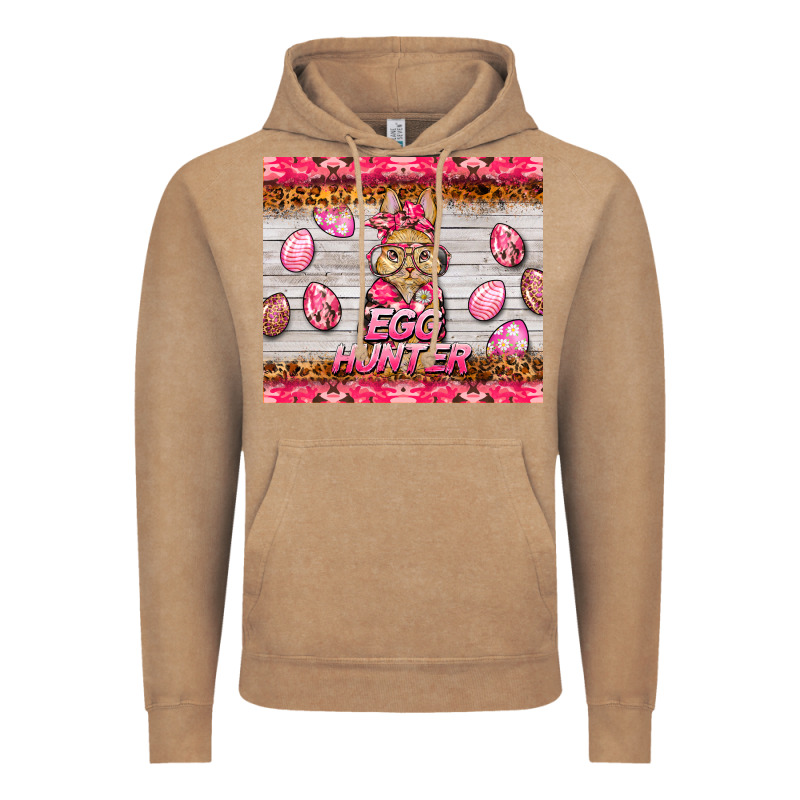 Easter Pink Camouflage Egg Hunter  Bunny Vintage Hoodie by BarkalooDesign | Teevron