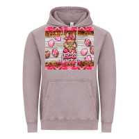 Vintage Zinc easter pink camouflage egg hunter  bunny Vintage Hoodie - BarkalooDesign