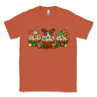 Copper christmas cupcake with gingerbreads bbs Classic Tee - BundleAndBundleShop