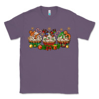 Lavender christmas cupcake with gingerbreads bbs Classic Tee - BundleAndBundleShop