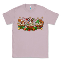 Lilac christmas cupcake with gingerbreads bbs Classic Tee - BundleAndBundleShop