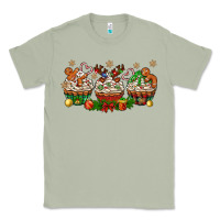 Matcha christmas cupcake with gingerbreads bbs Classic Tee - BundleAndBundleShop