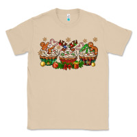 Mushroom christmas cupcake with gingerbreads bbs Classic Tee - BundleAndBundleShop