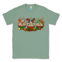 Sage christmas cupcake with gingerbreads bbs Classic Tee - BundleAndBundleShop