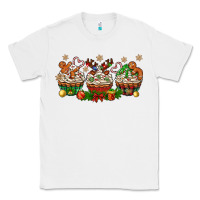 White christmas cupcake with gingerbreads bbs Classic Tee - BundleAndBundleShop