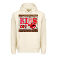 Tofu valentine's day kiss me Premium Hoodie - BarkalooDesign