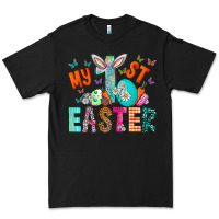 Black My 1st Easter Premium Tee - CowhideDigitalArt
