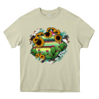 Mossy Aguascalientes State Of Mexico Map Heavy Core Tee - RanaPortraitStore