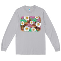 Moon Dust easter daisy background Long Sleeve Tee - Artiststas