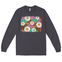 Smoke easter daisy background Long Sleeve Tee - Artiststas