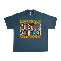 Midnight Navy Western Wasted On You Urban Heavy Tee - LillyAllenDesigns