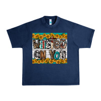 Navy Western Wasted On You Urban Heavy Tee - LillyAllenDesigns