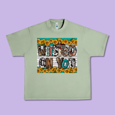 Western Wasted On You Urban Heavy Tee Designed By Lillyallendesigns
