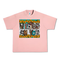 Salmon Western Wasted On You Urban Heavy Tee - LillyAllenDesigns
