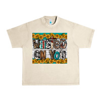 Sandshell Western Wasted On You Urban Heavy Tee - LillyAllenDesigns