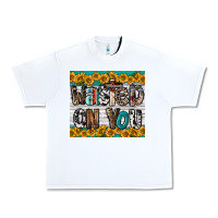 White Western Wasted On You Urban Heavy Tee - LillyAllenDesigns