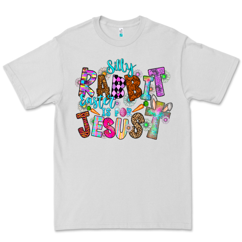 Silly Rabbit Easter Is For Jesus Premium Tee by CowhideDigitalArt | Teevron