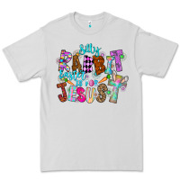 Dove Grey Silly Rabbit Easter Is For Jesus Premium Tee - CowhideDigitalArt