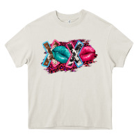 Cream Western Xoxo Heavy Core Tee - FaDigitalArtStudio