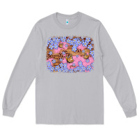 Moon Dust easter butterfly leopard background Long Sleeve Tee - Artiststas