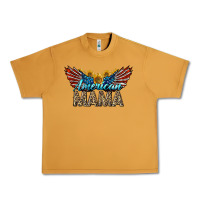 Peanut Butter Western American Mama With Sunflowers Urban Heavy Tee - LillyAllenDesigns