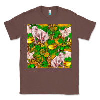 Chestnut St. Patrick's Day Pig And Candy Pot Of Gold Classic Tee - FaDigitalArtStudio