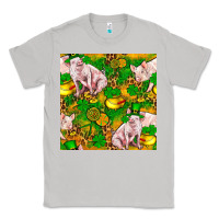 Moon Dust St. Patrick's Day Pig And Candy Pot Of Gold Classic Tee - FaDigitalArtStudio
