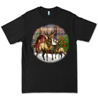 Black elk buck deer christmas Premium Tee - LillyAllenDesigns