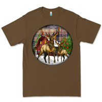 Cacao elk buck deer christmas Premium Tee - LillyAllenDesigns
