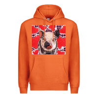 Carrot valentine's day glitter hearts pig Premium Hoodie - BarkalooDesign