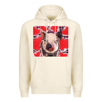 Tofu valentine's day glitter hearts pig Premium Hoodie - BarkalooDesign