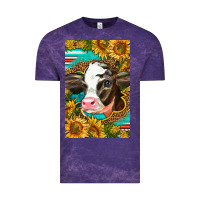 Cloud Purple Cute Baby Calf Vintage Tee - LillyAllenDesigns