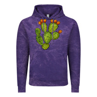 Cloud Purple cactus Vintage Hoodie - BarkalooDesign