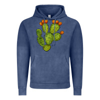 Vintage Denim cactus Vintage Hoodie - BarkalooDesign