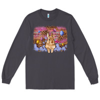 Smoke easter bunny egg leopard background Long Sleeve Tee - Artiststas