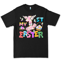 Black My 1st Easter Premium Tee - CowhideDigitalArt