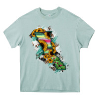 Arona Baja California State Of Mexico Map Heavy Core Tee - RanaPortraitStore