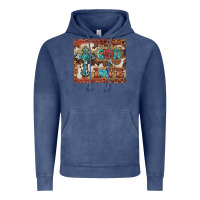 Vintage Denim god is love cross Vintage Hoodie - BarkalooDesign