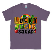 Lavender lucky teacher squad Classic Tee - FaDigitalArtStudio