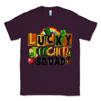 Plum lucky teacher squad Classic Tee - FaDigitalArtStudio
