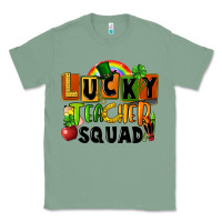 Sage lucky teacher squad Classic Tee - FaDigitalArtStudio