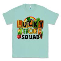 Seafoam lucky teacher squad Classic Tee - FaDigitalArtStudio
