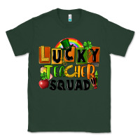 Sports Green lucky teacher squad Classic Tee - FaDigitalArtStudio
