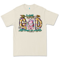 Bone With God All Things Are Possible Easter Day Premium Tee - CowhideDigitalArt