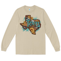 Mushroom leopard cowhide sunflower texas map Long Sleeve Tee - Artiststas
