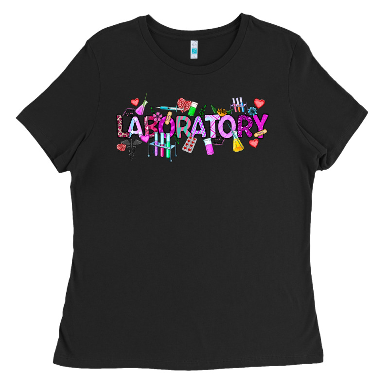 Valentine Laboratory Ladies Tee by CowhideDigitalArt | Teevron