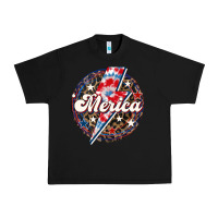 Black Western Merica Patriotic Urban Heavy Tee - LillyAllenDesigns